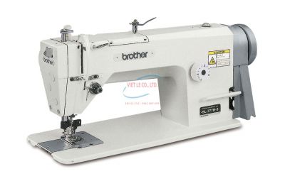 Máy 01 kim cơ, mũi may thắt nút với dao xén vải biên Brother SL-777B